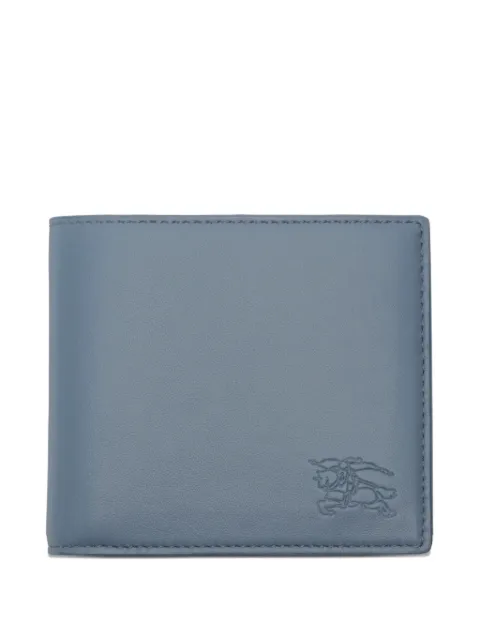 Burberry Pop check bifold wallet Blue 8123474