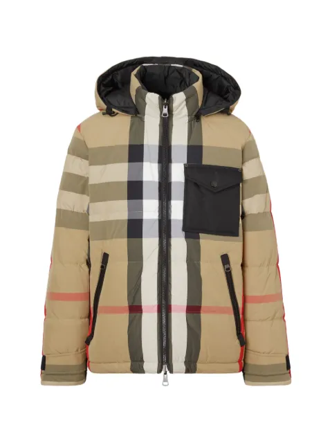 Burberry reversible Check puffer jacket Neutrals 8122367