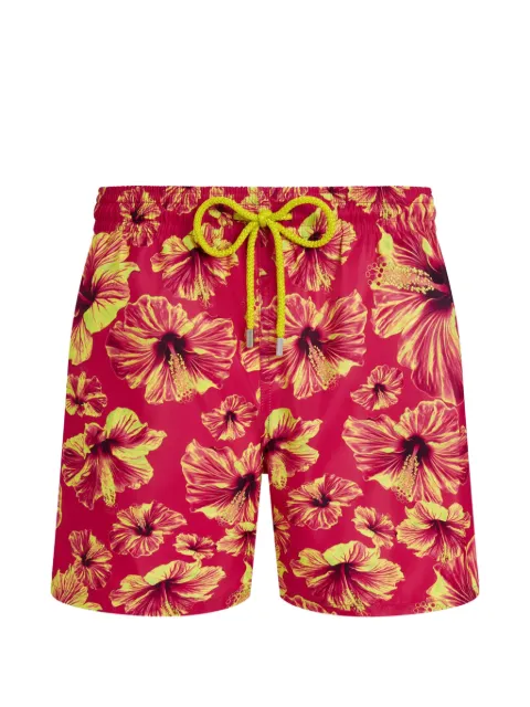Vilebrequin floral-print swim shorts Red MAHEJ319
