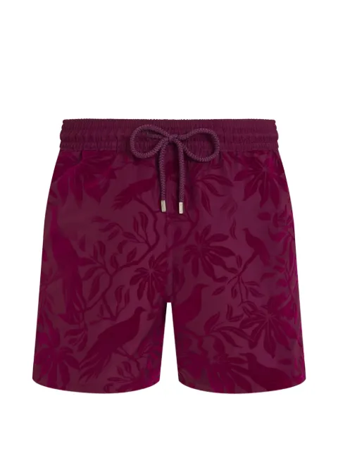 Vilebrequin floral-print drawstring swim shorts Purple MAHED309