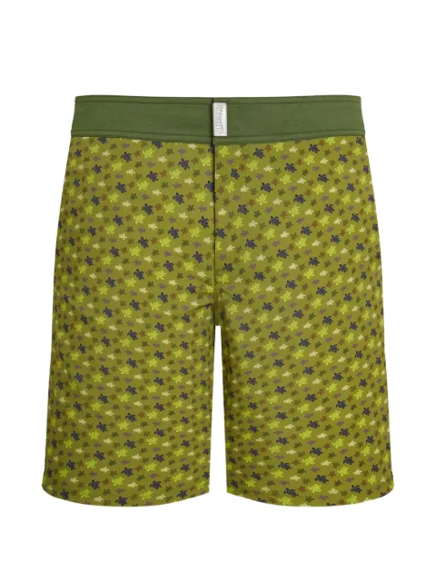 Vilebrequin turtle-pattern swim shorts Green MEAEF139