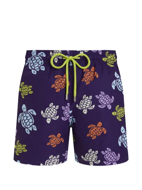 Vilebrequin turtle-print swim shorts Purple MAHEJ336