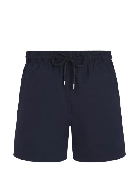 Vilebrequin drawstring checked swim shorts Blue MAHEI100