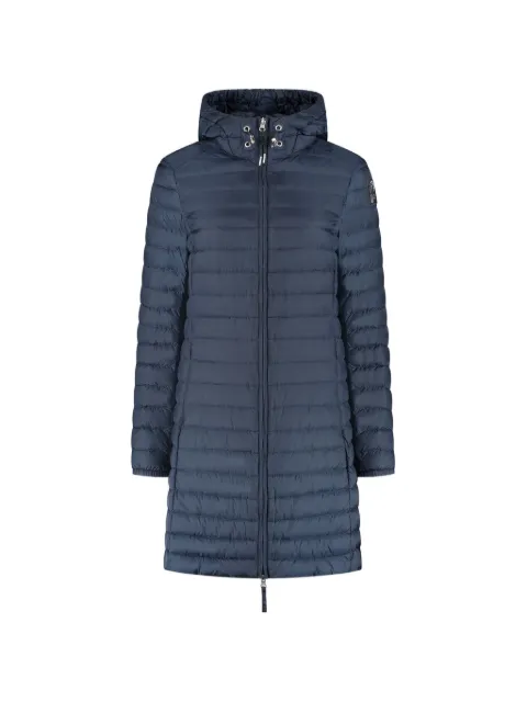 Parajumpers logo-patch padded coat Blue 26SMPWPUSL320316