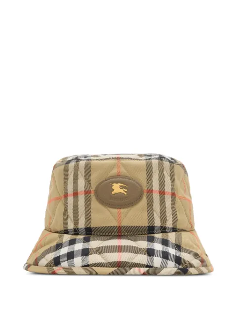 Burberry quilted Horseshoe bucket hat Neutrals 8125533