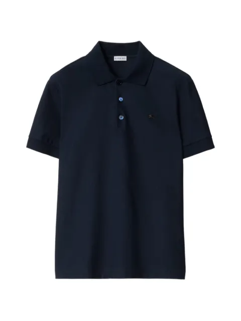 Burberry metal Knight cotton polo shirt Blue 8125527
