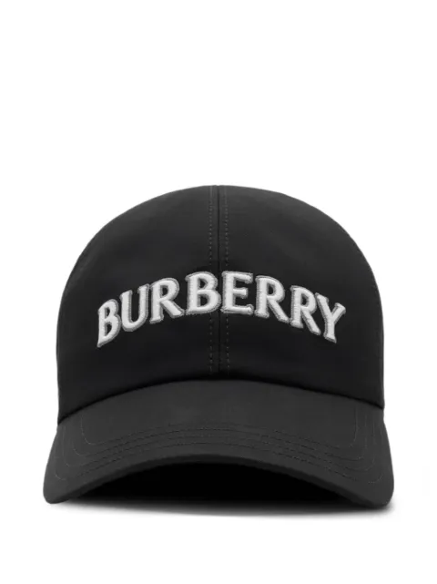 Burberry logo gabardine baseball cap Black 8124432