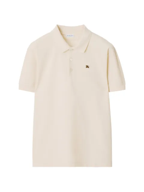 Burberry metal knight cotton polo shirt Neutrals 8125526