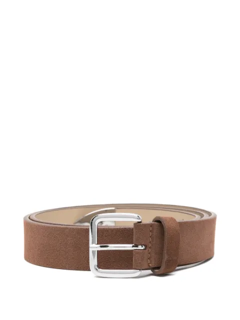 Tela D. Rock suede buckle belt Brown C5002404T190