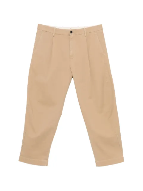 Nine In The Morning pleated tapered trousers Neutrals 9SS26GIG30SQGIULIOSQUAD