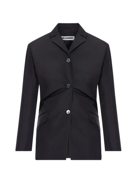 Jil Sander button blazer Black J03BN0211J70221