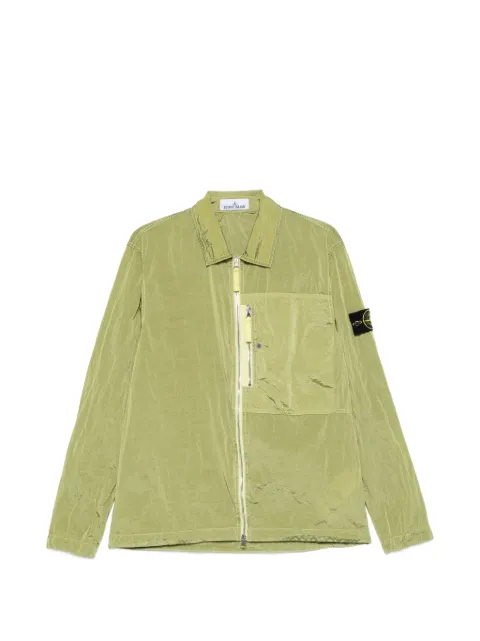Stone Island 1200038 Nylon Metal in econyl® overshirt Green L1S151200038S0019