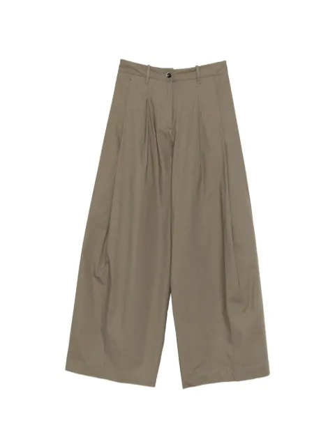 Nine In The Morning Petra pleated trousers Green 9SS26PE99
