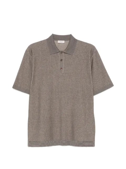 Agnona textured polo shirt Neutrals K311U255D1812