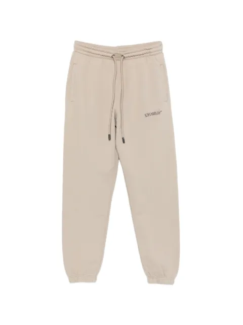 Off-White drawstring track pants Neutrals OMCH057S26FLE0012050