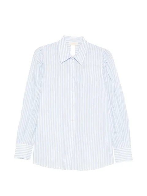 TWINSET striped poplin shirt Blue 261TE2081