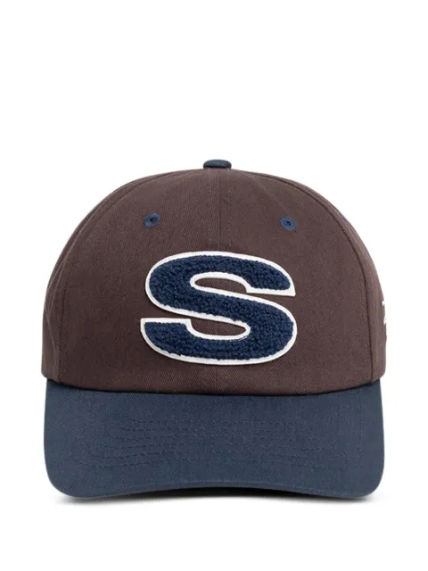 Stüssy low profile chenille snapback baseball hat Brown STUS372