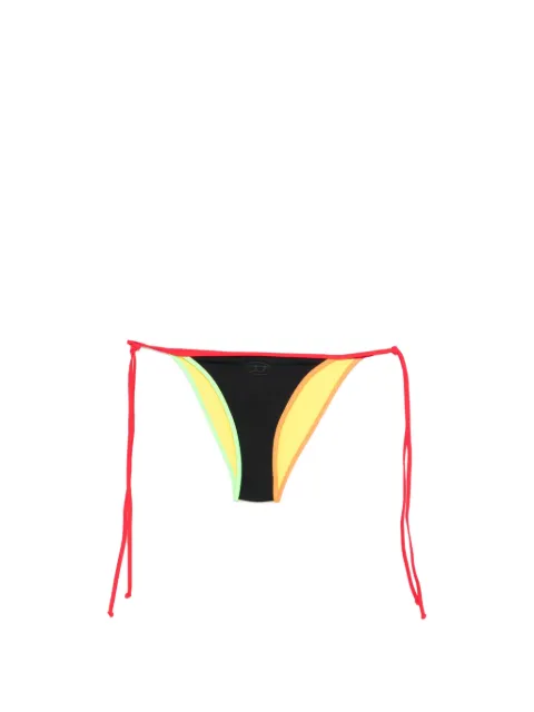 Diesel colour-block string bikini bottom Black A204080CJBQ