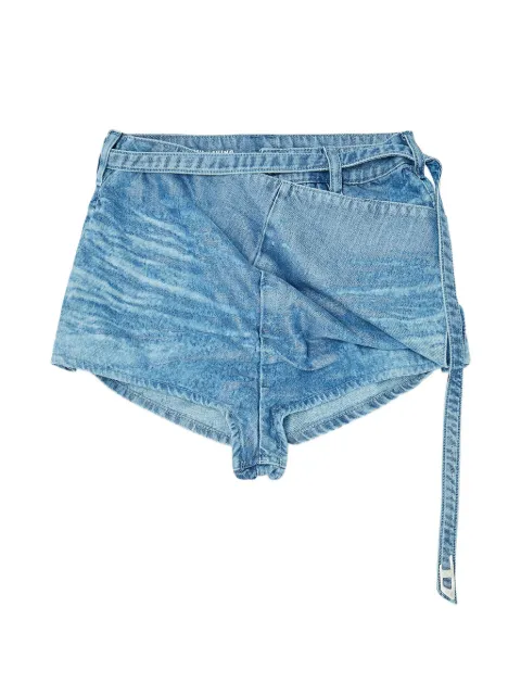 Diesel shorts in satin denim Blue A2377009P23