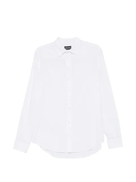Emporio Armani button linen shirt White EM000099TE20550