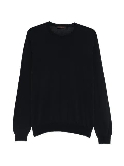 Zanone long-sleeve crew neck T-shirt Black 810234ZQ307