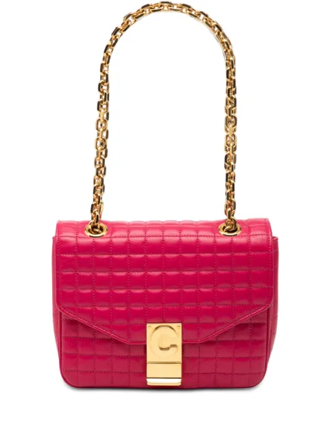 Celine Pre-Owned 2018 Small Quilted Calfskin C Bag crossbody bag Pink AHRXWRXH8LMNAUJX