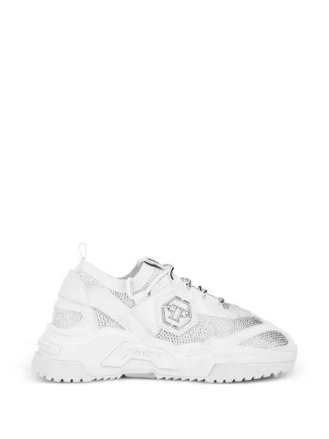 Philipp Plein strass low-top sneakers White PAFSUSC0926PTE003N