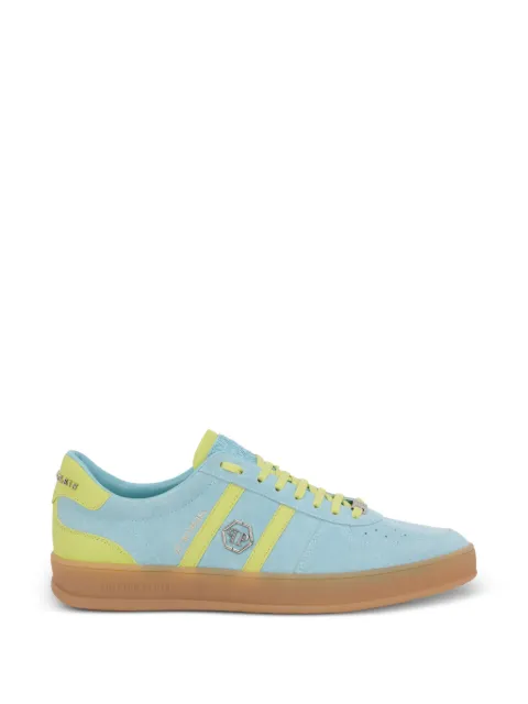 Philipp Plein stripe logo sneakers Blue PAFSUSC0941PLE010N