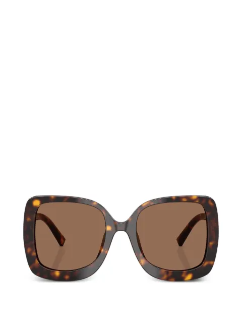 Dolce & Gabbana Eyewear DG-logo tortoiseshell-effect sunglasses Brown DG4513
