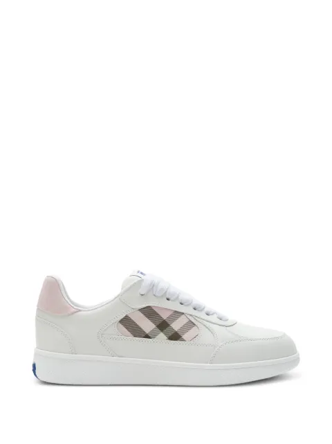Burberry leather and Check Terrace sneakers​ White 8123079