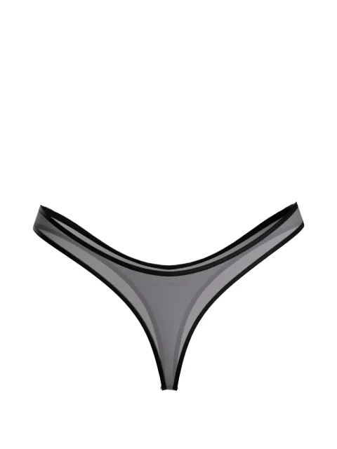Maison Close La Parisienne thong Grey 564445