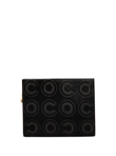 CHANEL Pre-Owned 2000-2002 Coco Pony Hair clutch bag Black PPFUK6Q22WMT3SHP