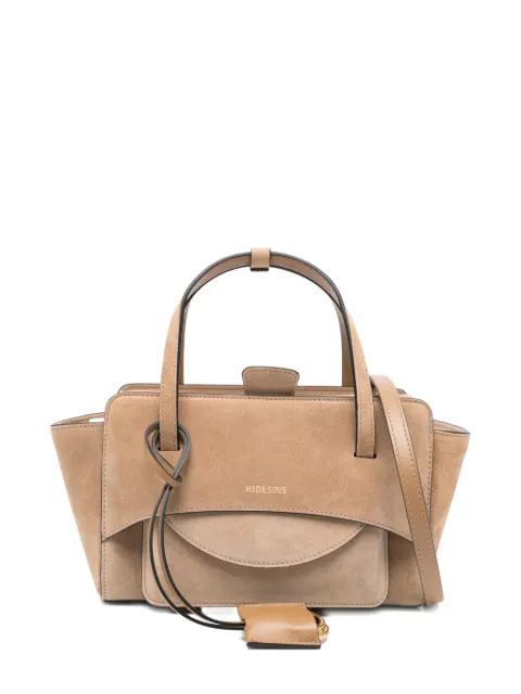 HIDESINS small Flap tote bag Neutrals FL13SDCML