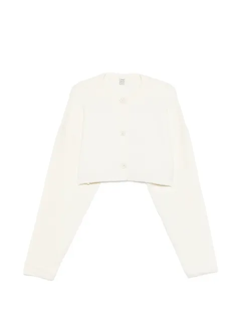 TOTEME cropped cardigan Neutrals 262WRT0742YA0278106