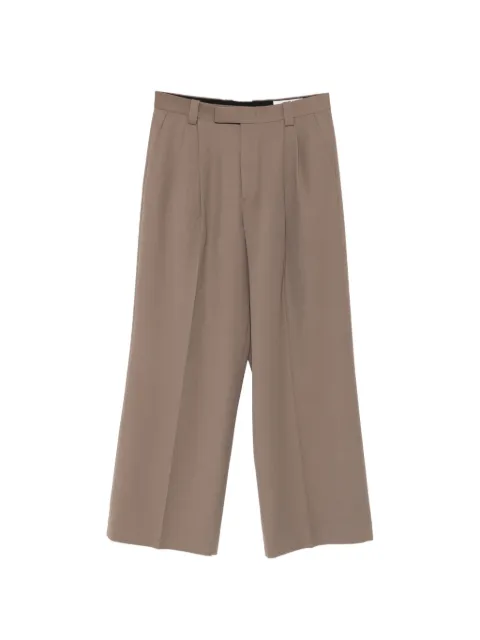 TONYWACK pleated tailored trousers Brown BF12PT001