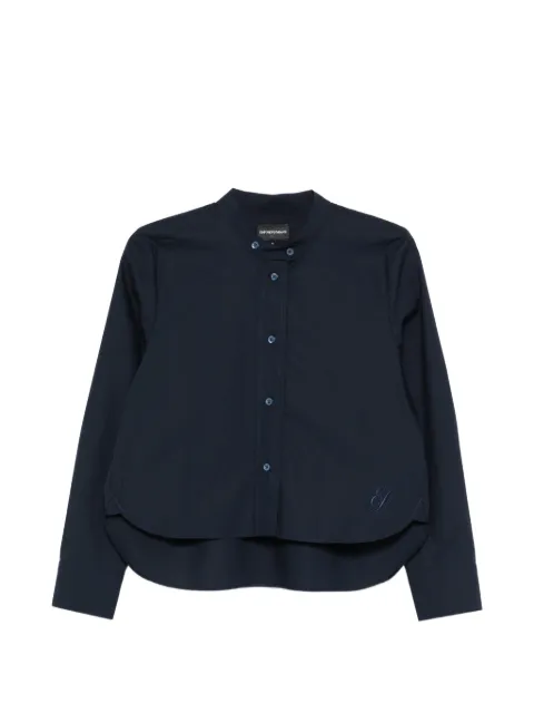 Emporio Armani embroidered shirt Blue EW003113AF10010