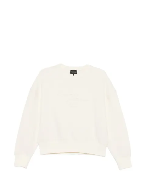 Emporio Armani logo-detail sweatshirt Neutrals EW003183AF10002