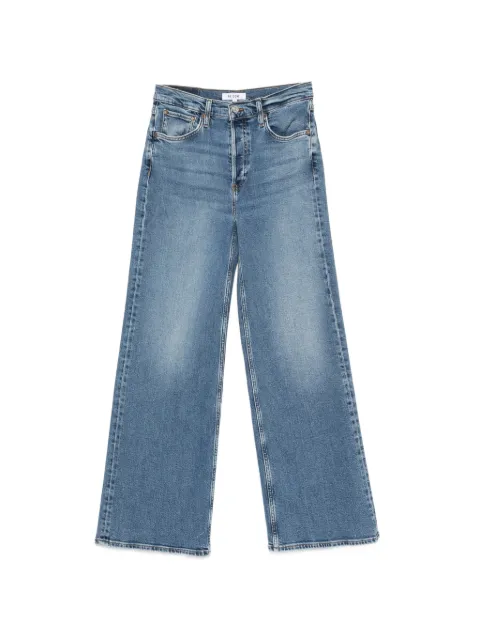 RE/DONE belt-loops jeans Blue 19003WHRWDLG