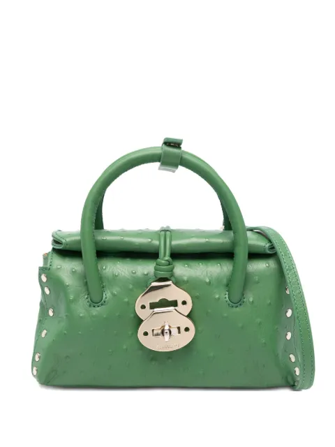 Zanellato baby Dotta studded tote bag Green 0687502230000BABY