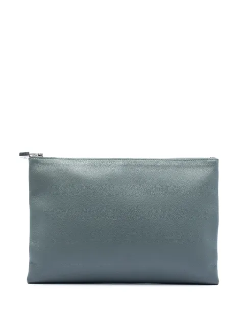 Hermès Pre-Owned 2019 Evercolor Atout Pouch 26 clutch bag Grey L5R4OF4SVTHQMT97