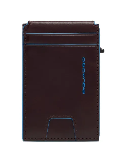 PIQUADRO logo cardholder Brown PP7091B2BLR