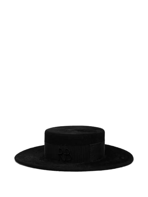 Ruslan Baginskiy Canotier hat Black CNT033FCANOTIER