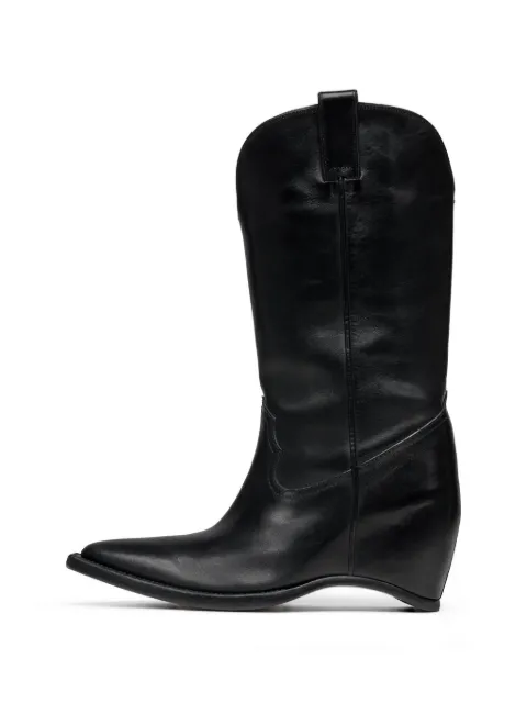 Maison Margiela heel-less western boots Black S97WW0065P7677