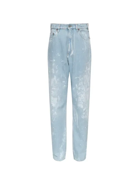 MM6 Maison Margiela numeric signature straight jeans Blue S62LB0219M30055