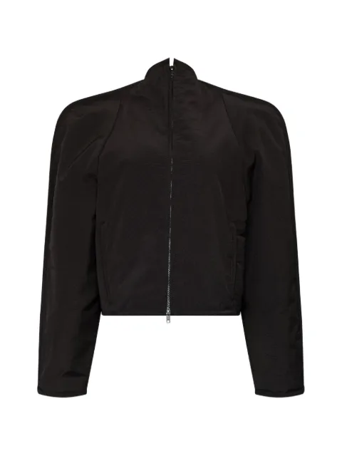 MM6 Maison Margiela zipped cropped jacket Black S62AN0173M35878
