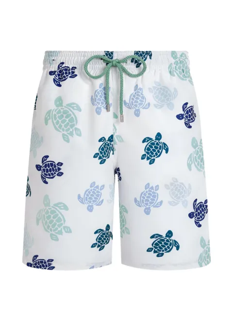 Vilebrequin turtle-print swim shorts White OKOEB536