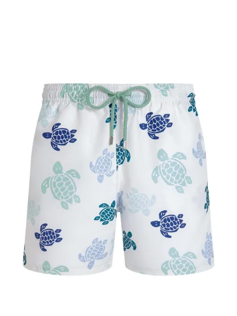 Vilebrequin turtle-print swim shorts White MOOEB536010