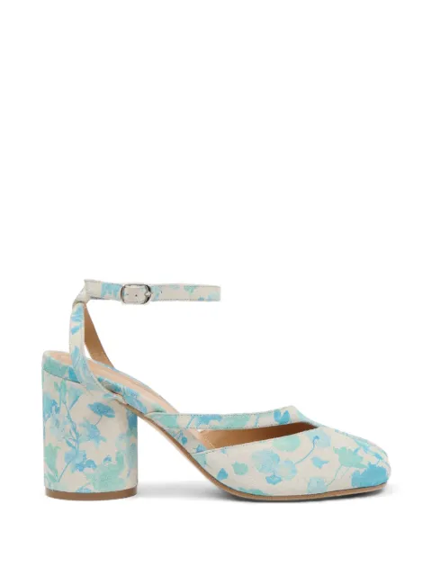 Maison Margiela Tabi floral print pumps Neutrals S58WP0280P7658