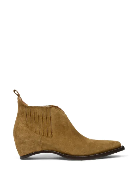 Maison Margiela heel-less western chelsea boots Neutrals S97WU0080P7678