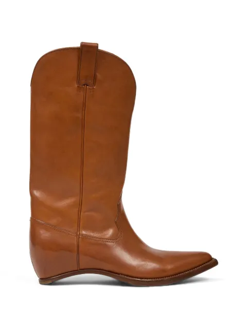 Maison Margiela Heel-less Western Boots Brown S97WW0065P7677